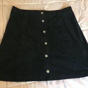 H&M BLACK COLORED WOMEN'S SKIRT SIZE 12